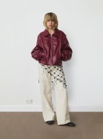 Cupido Red Bomber Jacket - Image 2