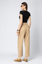 Elise beige barrel pants - Image 2