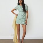 Carina Light Blue Short Dress