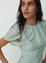 Carina Light Blue Short Dress - Image 3