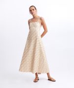 Flakes midi dress