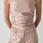 Amelie Sand Textured Top