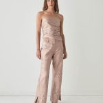 Amelie Sand Textured Pants