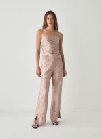 Amelie Sand Textured Pants